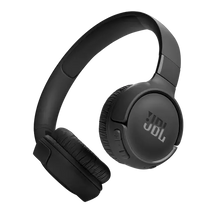 JBL Tune 520BT - Wireless On-Ear Headphones, Up to 57H Battery Life and Speed Charge, Lightweight, Comfortable and Foldable Design, Hands-Free Calls with Voice Aware - Black