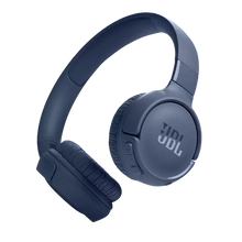 JBL Tune 520BT - Wireless On-Ear Headphones, Up to 57H Battery Life and Speed Charge, Lightweight, Comfortable and Foldable Design, Hands-Free Calls with Voice Aware - Blue
