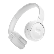 JBL Tune 520BT - Wireless On-Ear Headphones, Up to 57H Battery Life and Speed Charge, Lightweight, Comfortable and Foldable Design, Hands-Free Calls with Voice Aware - White