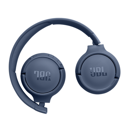 JBL Tune 520BT - Wireless On-Ear Headphones, Up to 57H Battery Life and Speed Charge, Lightweight, Comfortable and Foldable Design, Hands-Free Calls with Voice Aware - Blue