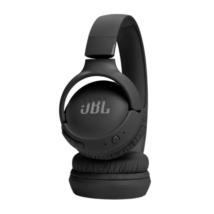 JBL Tune 520BT - Wireless On-Ear Headphones, Up to 57H Battery Life and Speed Charge, Lightweight, Comfortable and Foldable Design, Hands-Free Calls with Voice Aware - Black