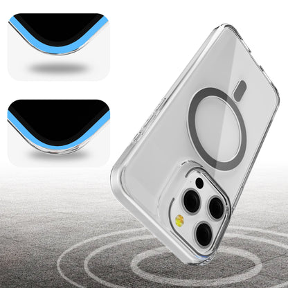Titanium Pure Clear Magnetic Case for iPhone 15 Pro