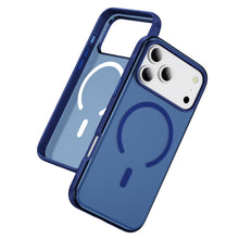 Blue Magnetic Tough Shell Case for iPhone 17 Pro Max