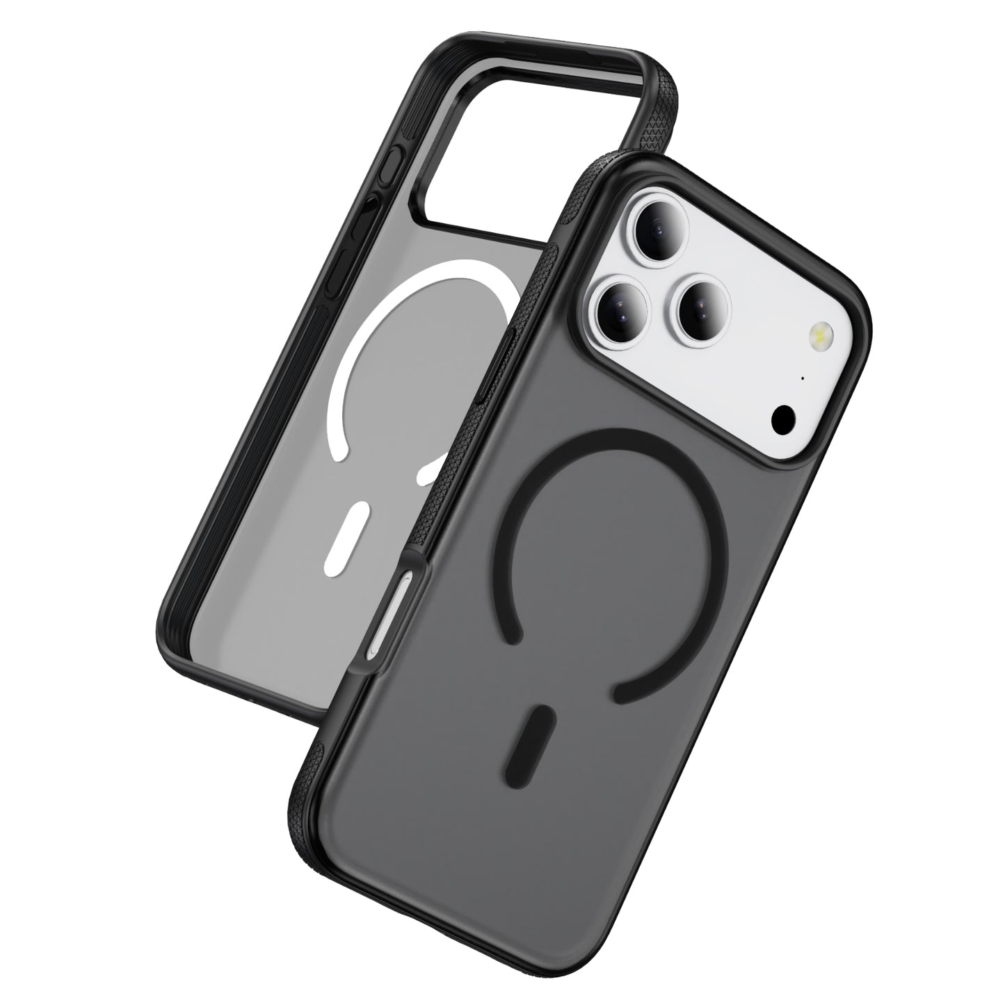 Black Magnetic Tough Shell Case for iPhone 17 Pro