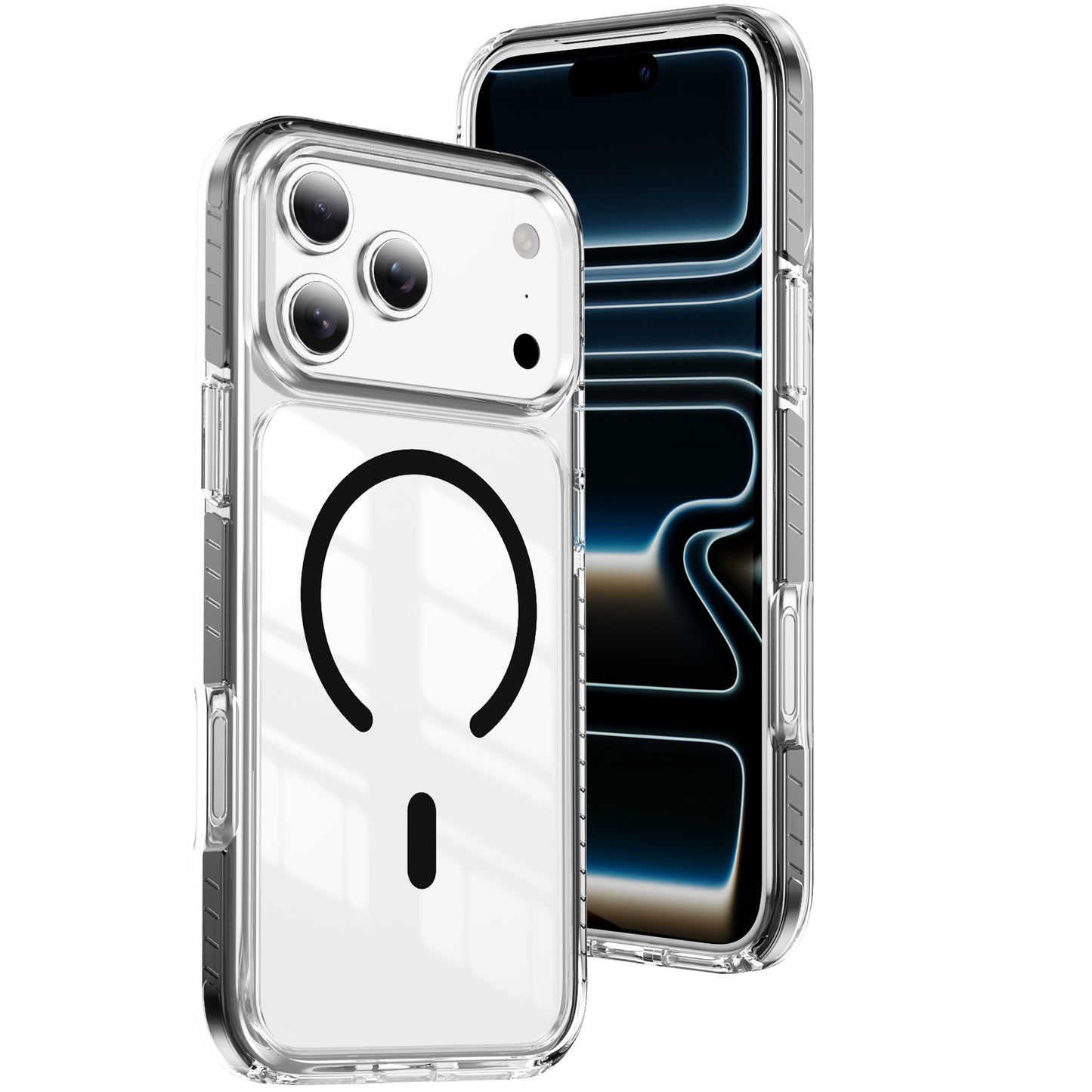 Black Magnet Color Case for iPhone 17 Pro