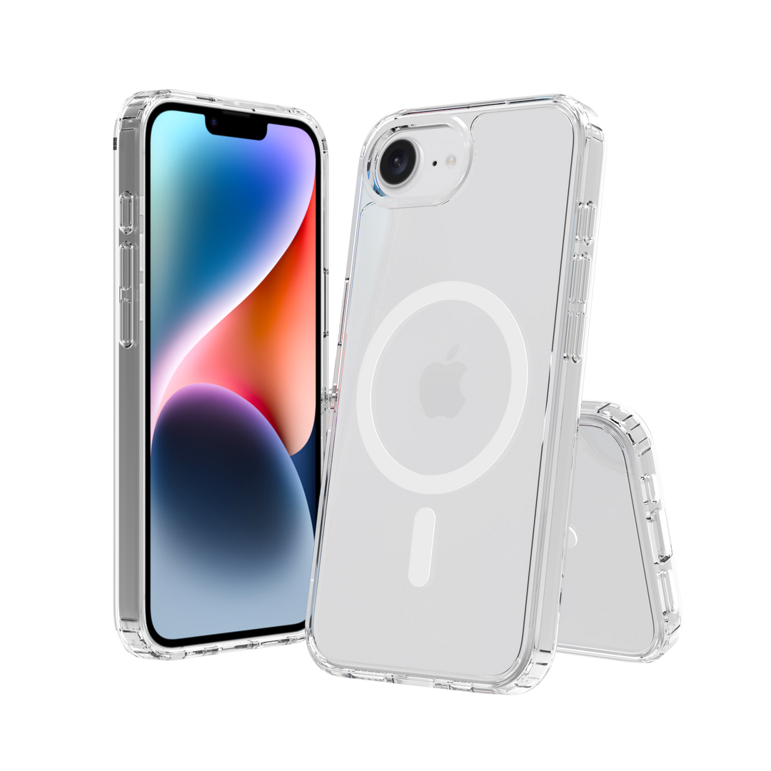 Clear Case with Magnetic Compatibility for iPhone 16e