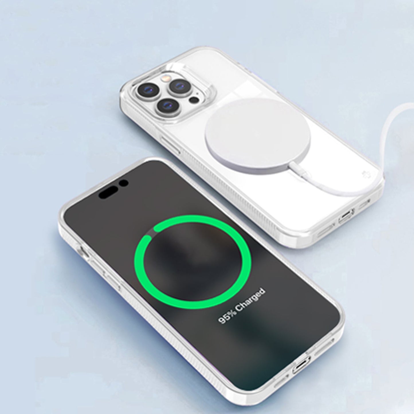 Clear Case with Magnetic Compatibility for iPhone 13 Pro Max with package