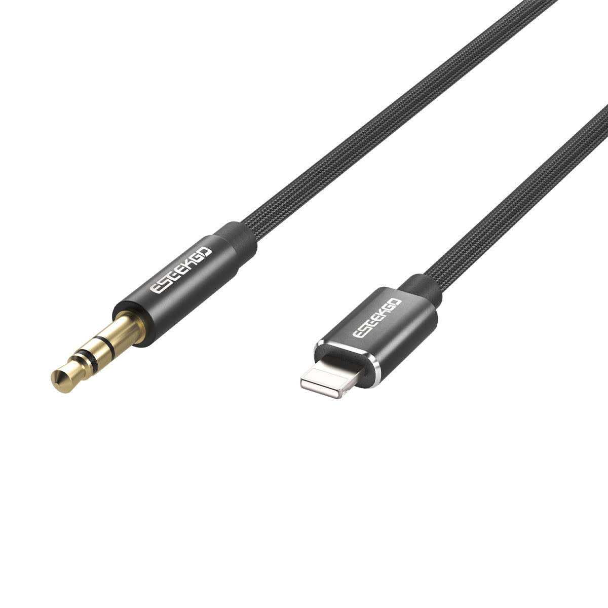 ESEEKGO AX-02 4FT Nylon Braided 8 PIN To 3.5mm Audio Cable