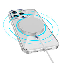 Navy Blue Pure Clear Magnetic Case for iPhone 11