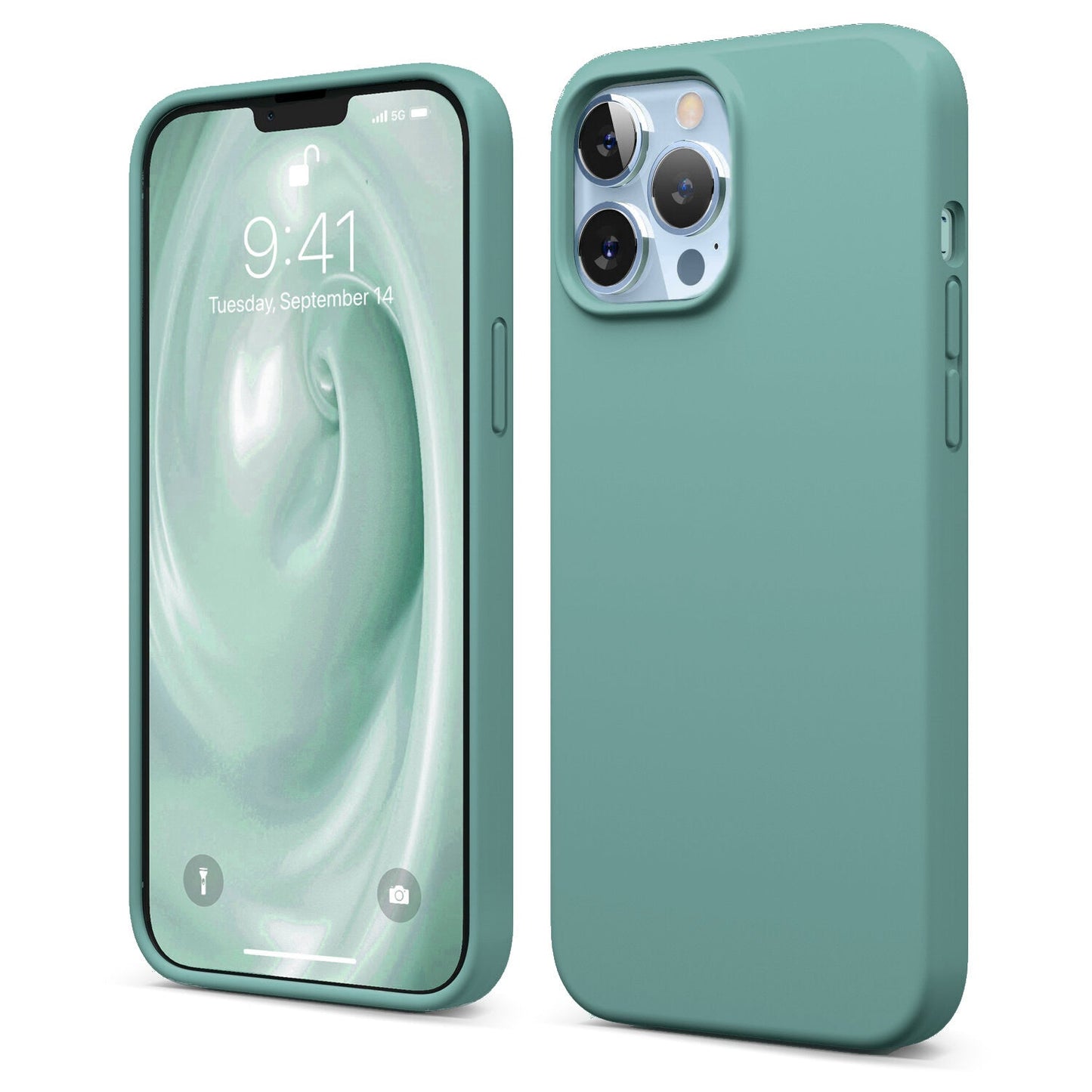 Green iPhone 13 Pro Soft Silicone Case