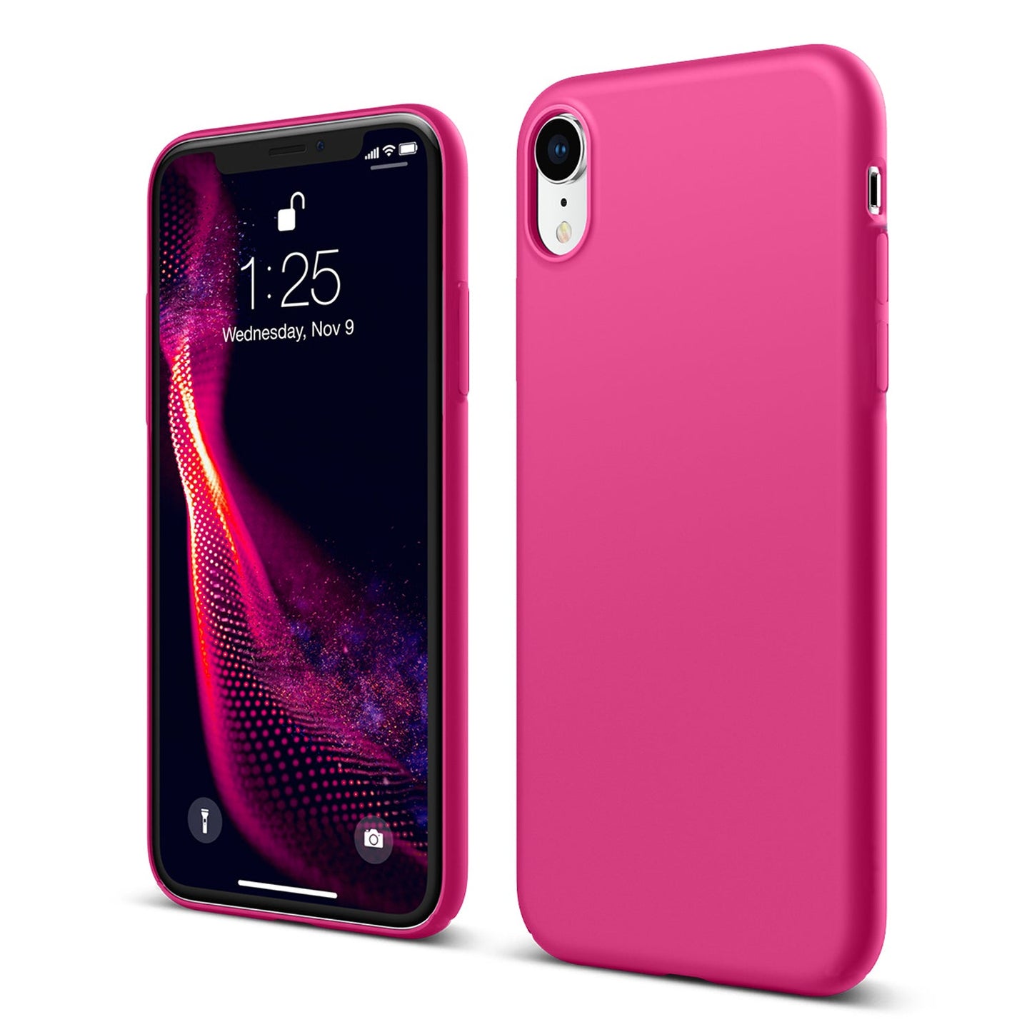 Hot Pink iPhone XR Soft Silicone Case
