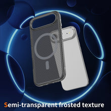 Light Gray Magnetic Hard Shell Carbon Fiber Case for iPhone 17 Air