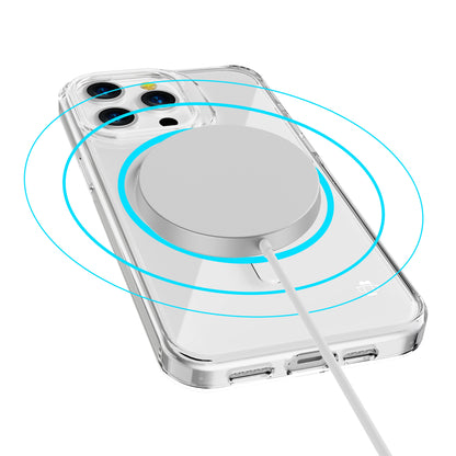 White Pure Clear Magnetic Case for iPhone 12 Pro / 12 6.1