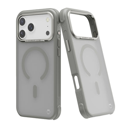 Gray Smoked Bumper with Magnetic Compatibility for iPhone 17 Air with package