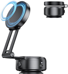 Black Electric Suction Cup Car Holder