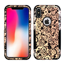 iPhone X/XS Aries Design Vines Rose Gold