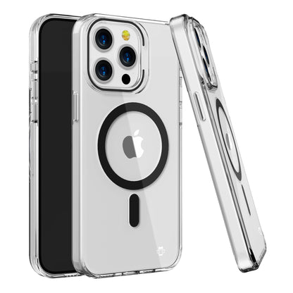 Black Pure Clear Magnetic Case for iPhone 16