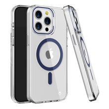 Navy Blue Pure Clear Magnetic Case for iPhone 12 Pro / 12 6.1