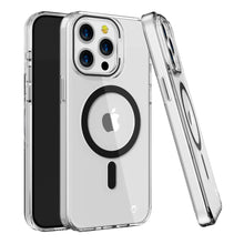 Black Pure Clear Magnetic Case for iPhone 15 Pro Max