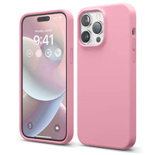 Light Pink Soft Silicone Case for iPhone 15 Pro Max