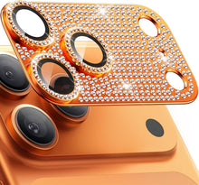 Orange Diamond Camera Protector for iPhone 17 Pro Max
