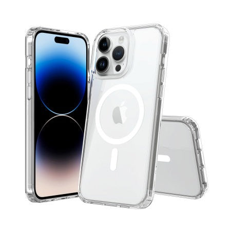 Clear Case with Magnetic Compatibility for iPhone 15 Plus / 14 Plus