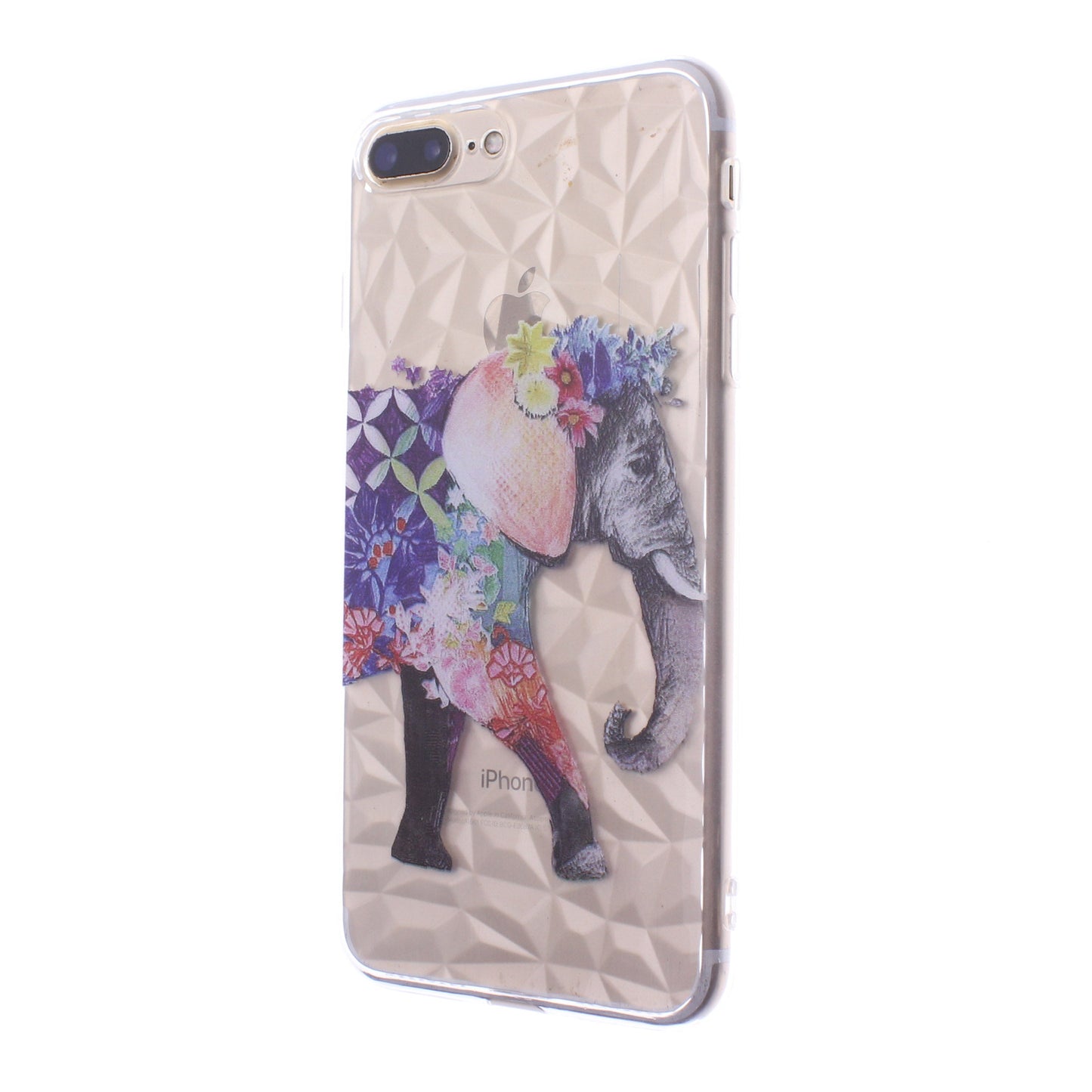 iPhone 8/7 Plus Design TPU Happy Elephant