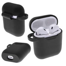 Black PLAIN COLOR AirPods Case