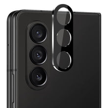 For Samsung Z Fold 7 Camera Lens Colored Edge Tempered(2.5D) - Black