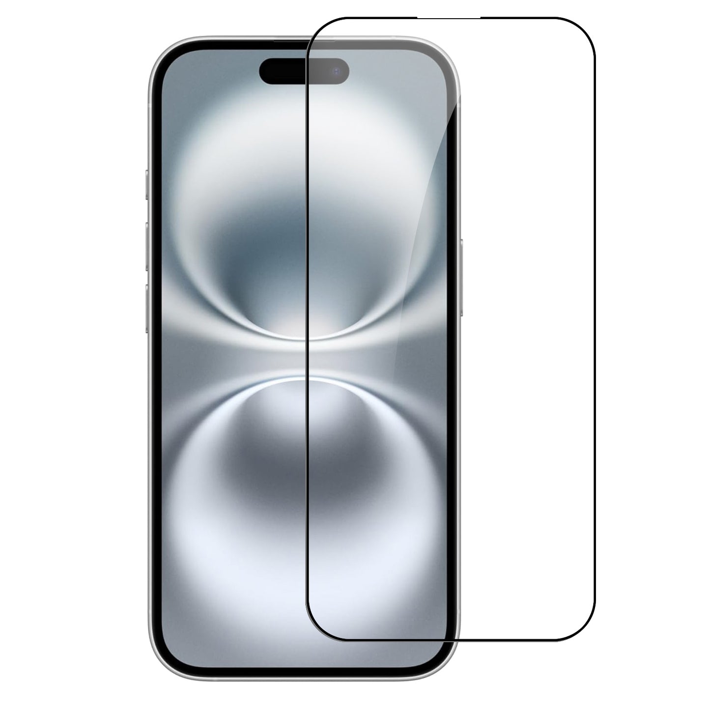 Black Edge Tempered Glass for iPhone 17 Pro Max / 16 Pro Max