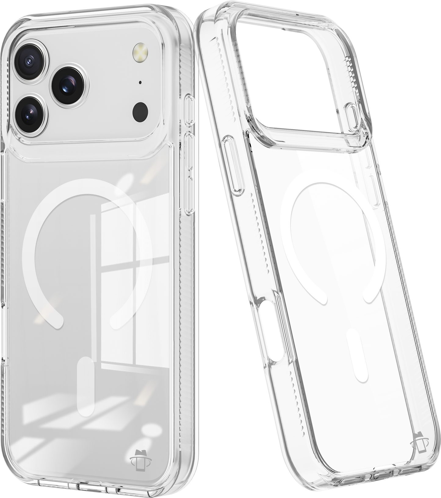 Clear Case with Magnetic Compatibility for iPhone 17 Air with package