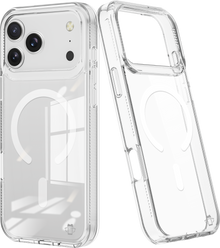 Clear Case with Magnetic Compatibility for iPhone 17 Pro with package