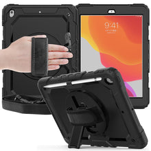Black Heavy Duty Case with Rotative Stand for iPad Pro 11" 2025-2024