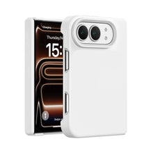 White Soft Magnetic Silicone Case for iPhone Duo