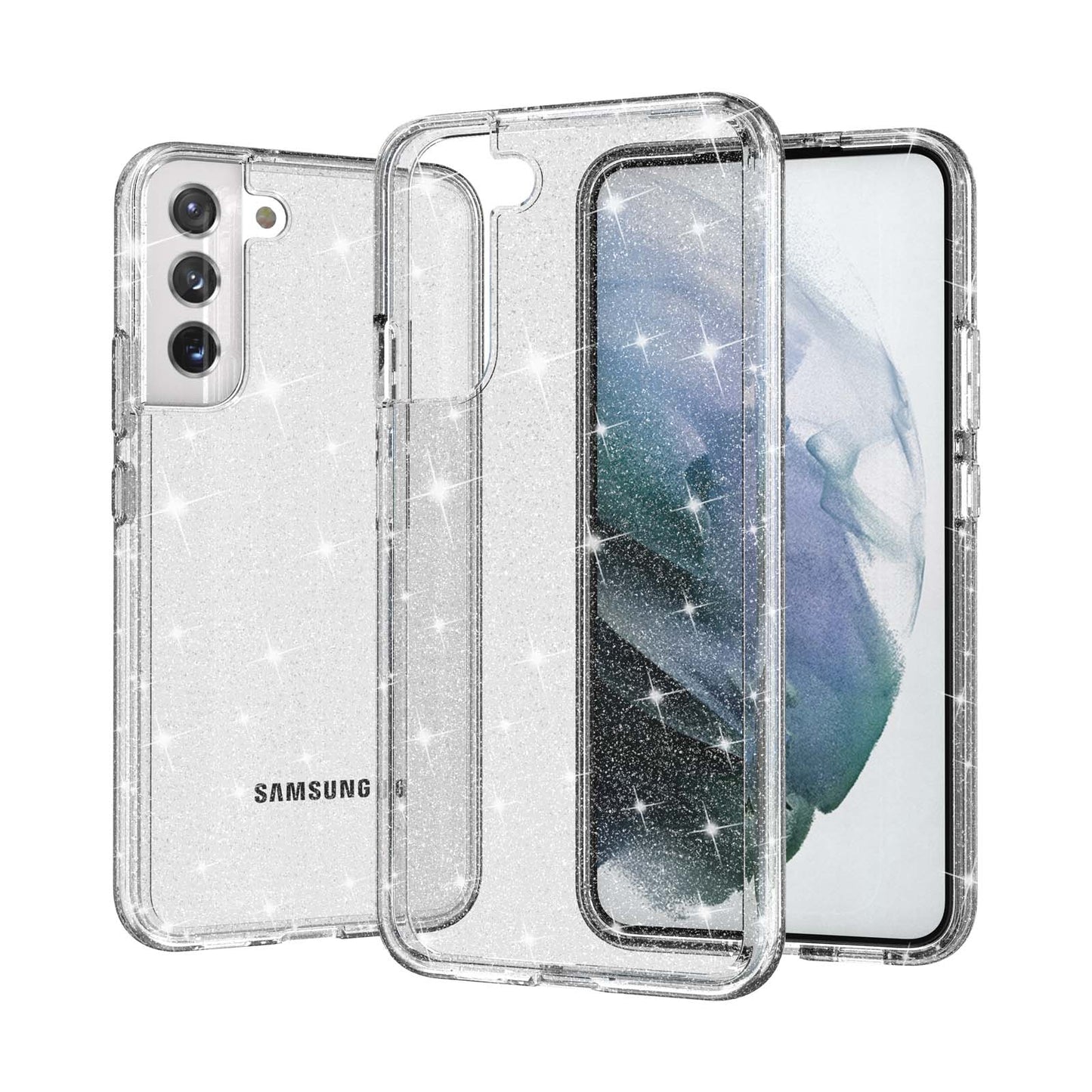 Clear Samsung S23 Glitter TPU Bumper