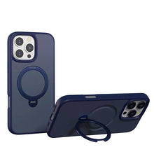 Blue Frosted with 360° Magnetic Kickstand for iPhone 12 Pro Max