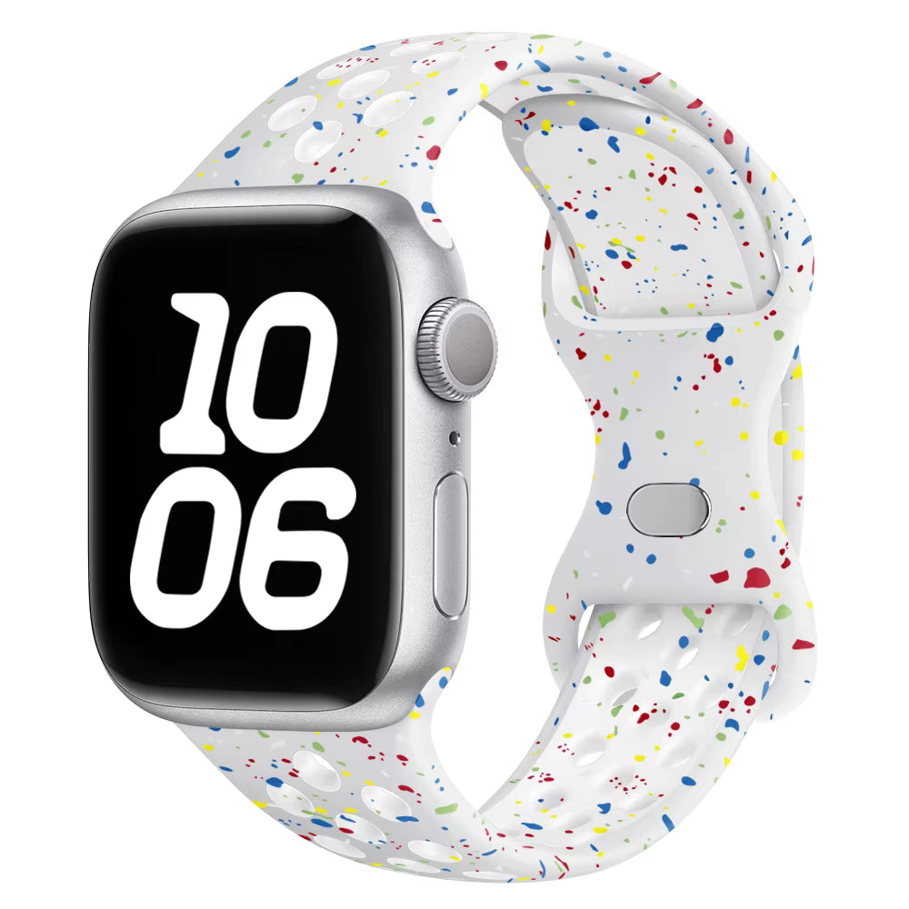 White Splashed Sport Band for 38"/40"/41"/42" Series 10