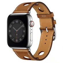 Brown Circle Leather Band for 42"/44"/45"/46"/49"