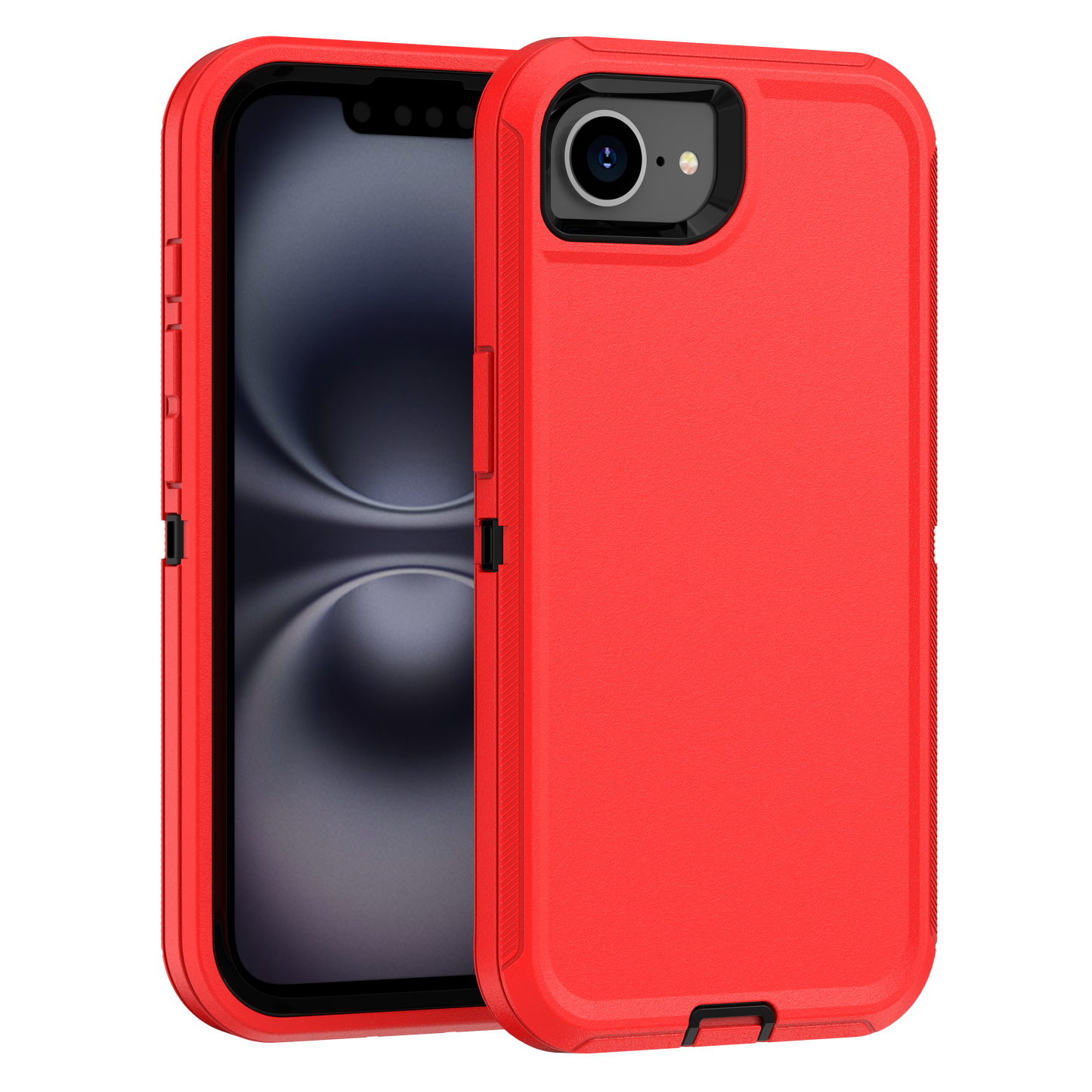 Red Heavy Duty Case for iPhone 16e