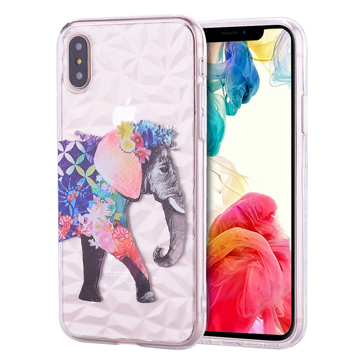 iPhone X/XS Design TPU Happy Elephant