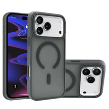 Grey Slim Smoked Bumper with Magnetic Compatibility for iPhone 17 Pro