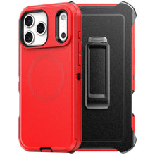 Red Magnetic Heavy Duty Case for iPhone 17 Pro