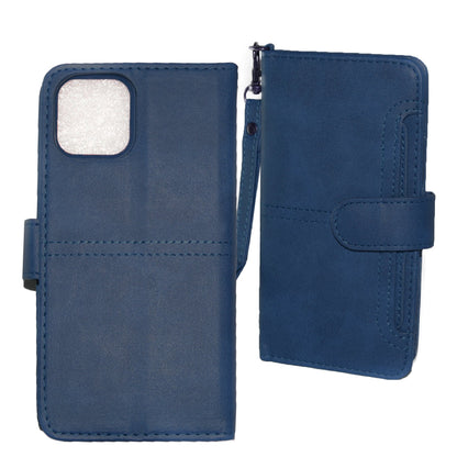 Navy iPhone 13 Pro Folio Wallet Premium Detachable case