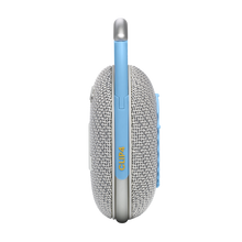 JBL Clip 4: Ultra Portable Speaker with Bluetooth, Built-in Battery, Waterproof and Dustproof Feature -10 hours of Playtime - Eco White