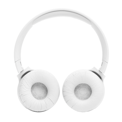 JBL Tune 520BT - Wireless On-Ear Headphones, Up to 57H Battery Life and Speed Charge, Lightweight, Comfortable and Foldable Design, Hands-Free Calls with Voice Aware - White