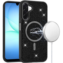 Black Magnetic Dimaond Case For Samsung A17 5G