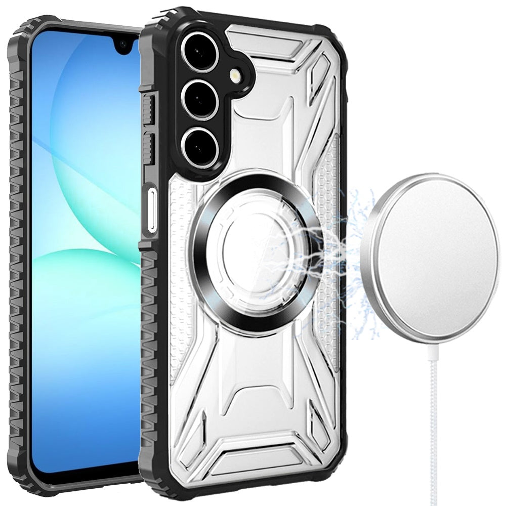 Black Rugged Hybrid For Samsung A17 5G
