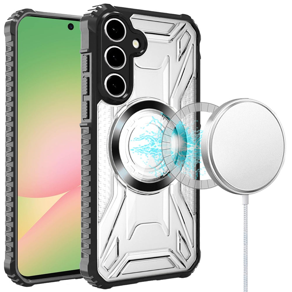 Black Rugged Hybrid For Samsung Galaxy A57