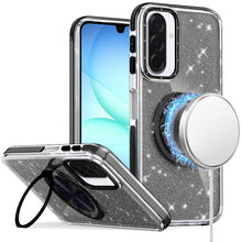 Black Glitter with Kickstand Case For Samsung A17 5G