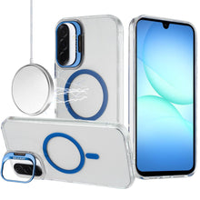 Blue Camera Stand Magnetic Case For Samsung A17 5G / A16 / A26